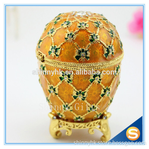 100% handmade Egg Shape Jewelry Box for Easter Gifts